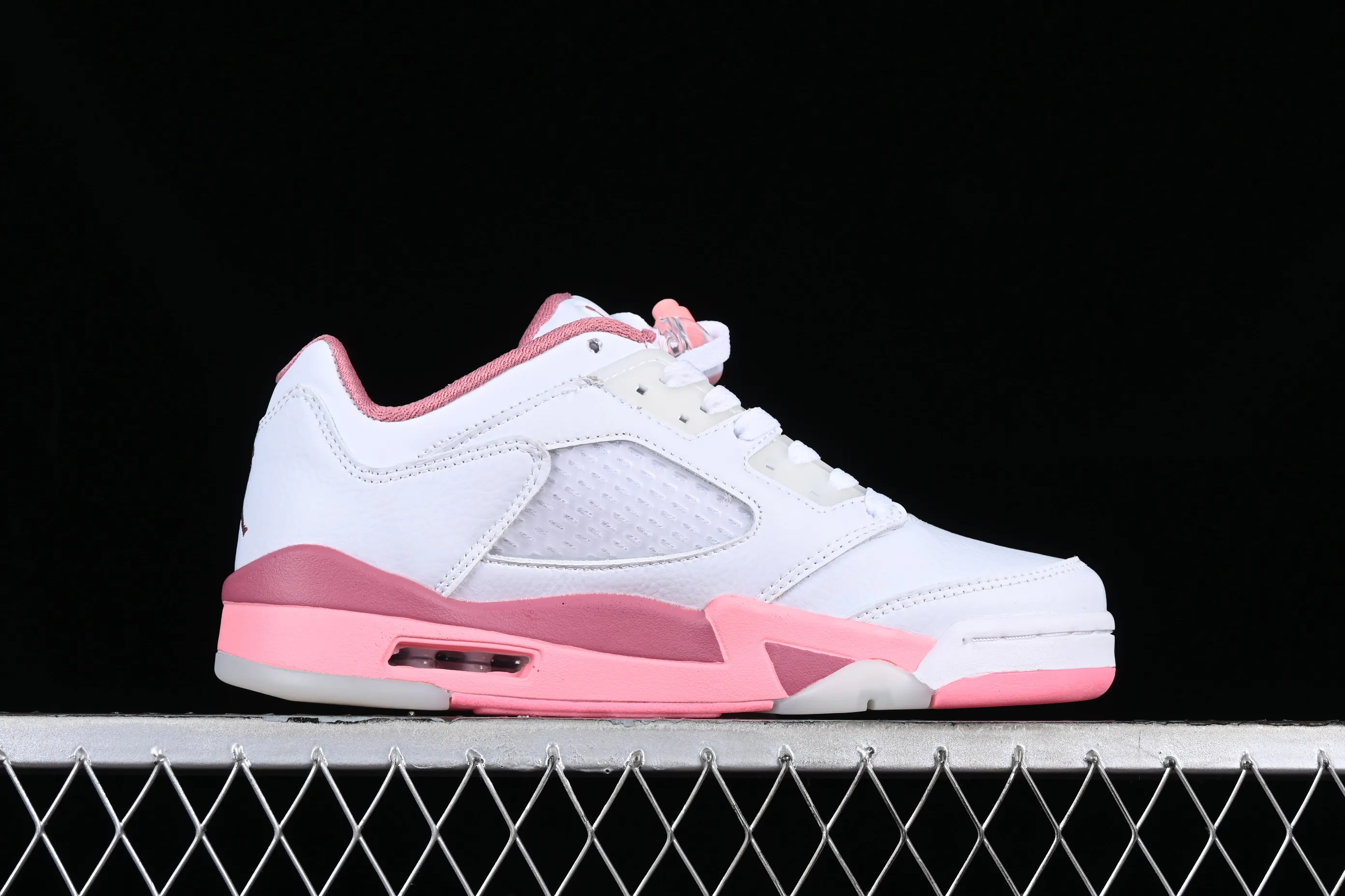 All categories Air Jordan Jordan series basketball shoes Air Jordan 5 Air Jordan Retro Low AJ5 Joe 5 white and pink low-top basketball shoes DX4390-116